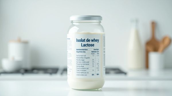 Isolat de whey et lactose : ce que disent les étiquettes